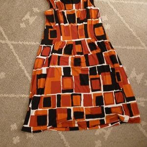 Calvin Klein Fit/Flare Red Black 8